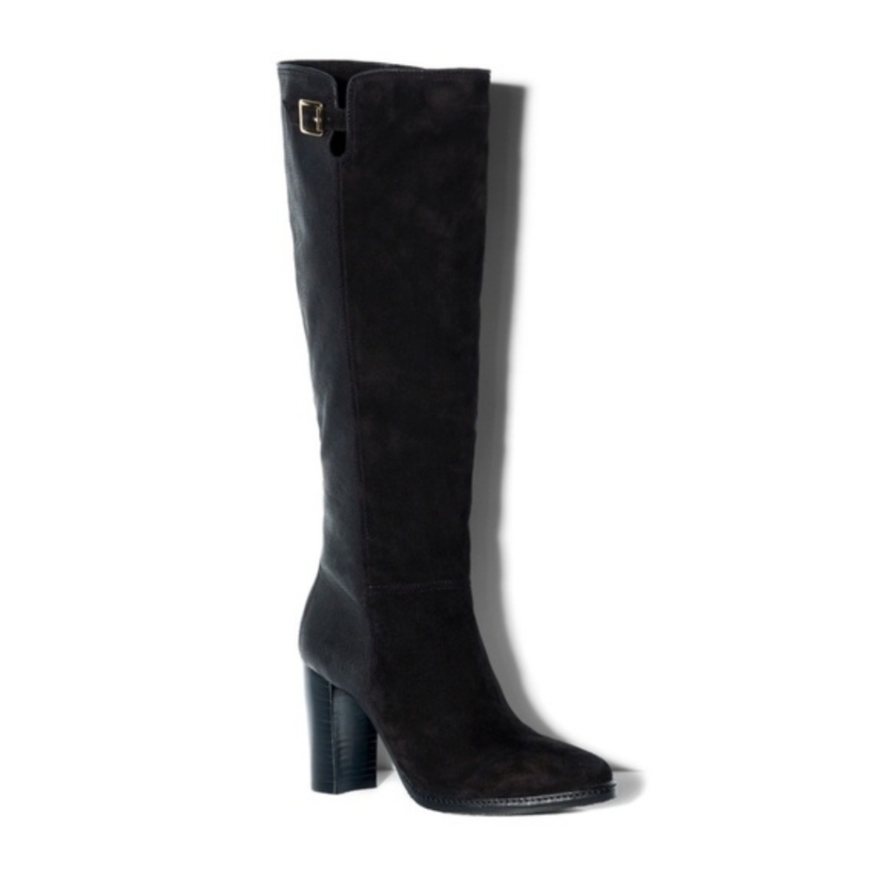 Vince Camuto Women Lanessa  Leather Tall Heels Boots shoes sz 8.5B